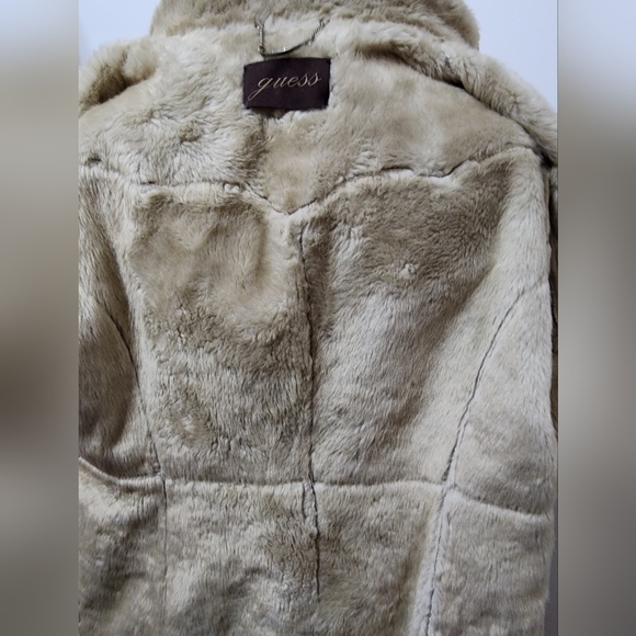 Guess leather fur lined jacket - Picture 7 of 8